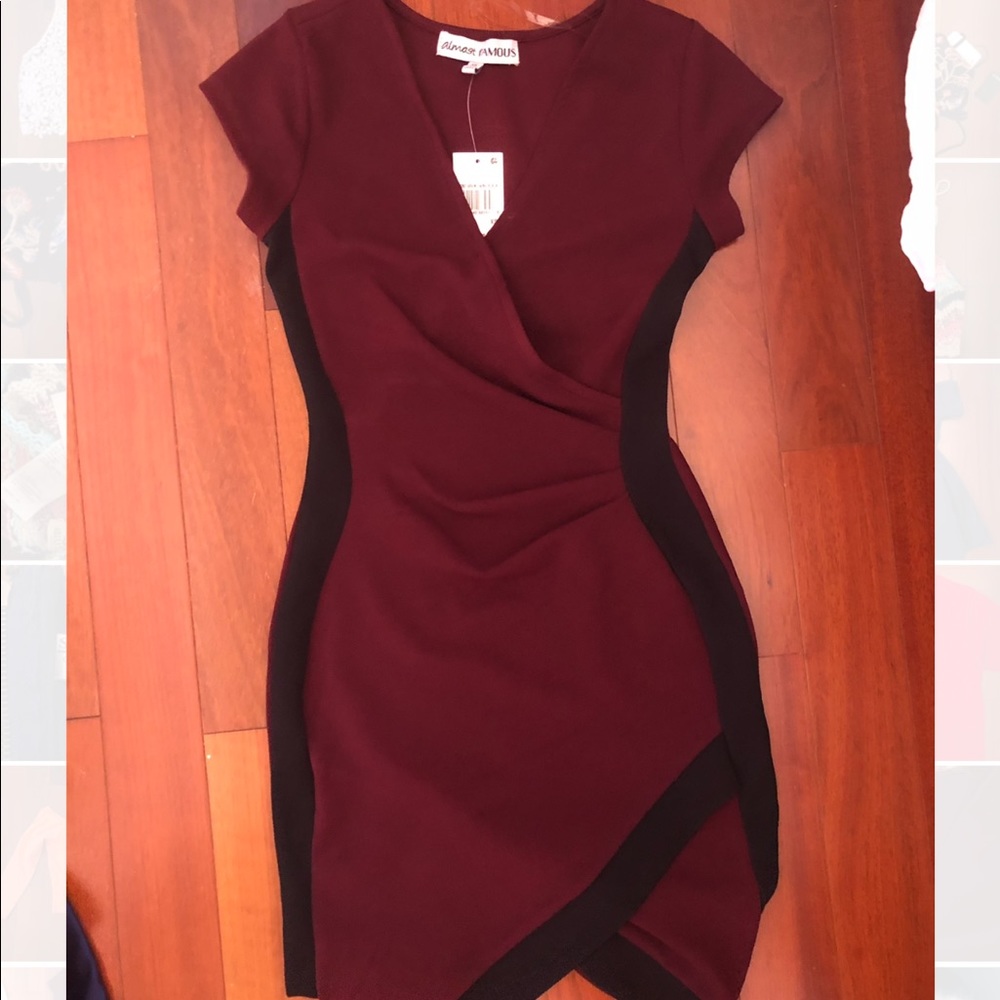 Burgundy Women’s Dress